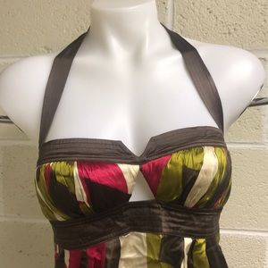 Bebe silk top size Small